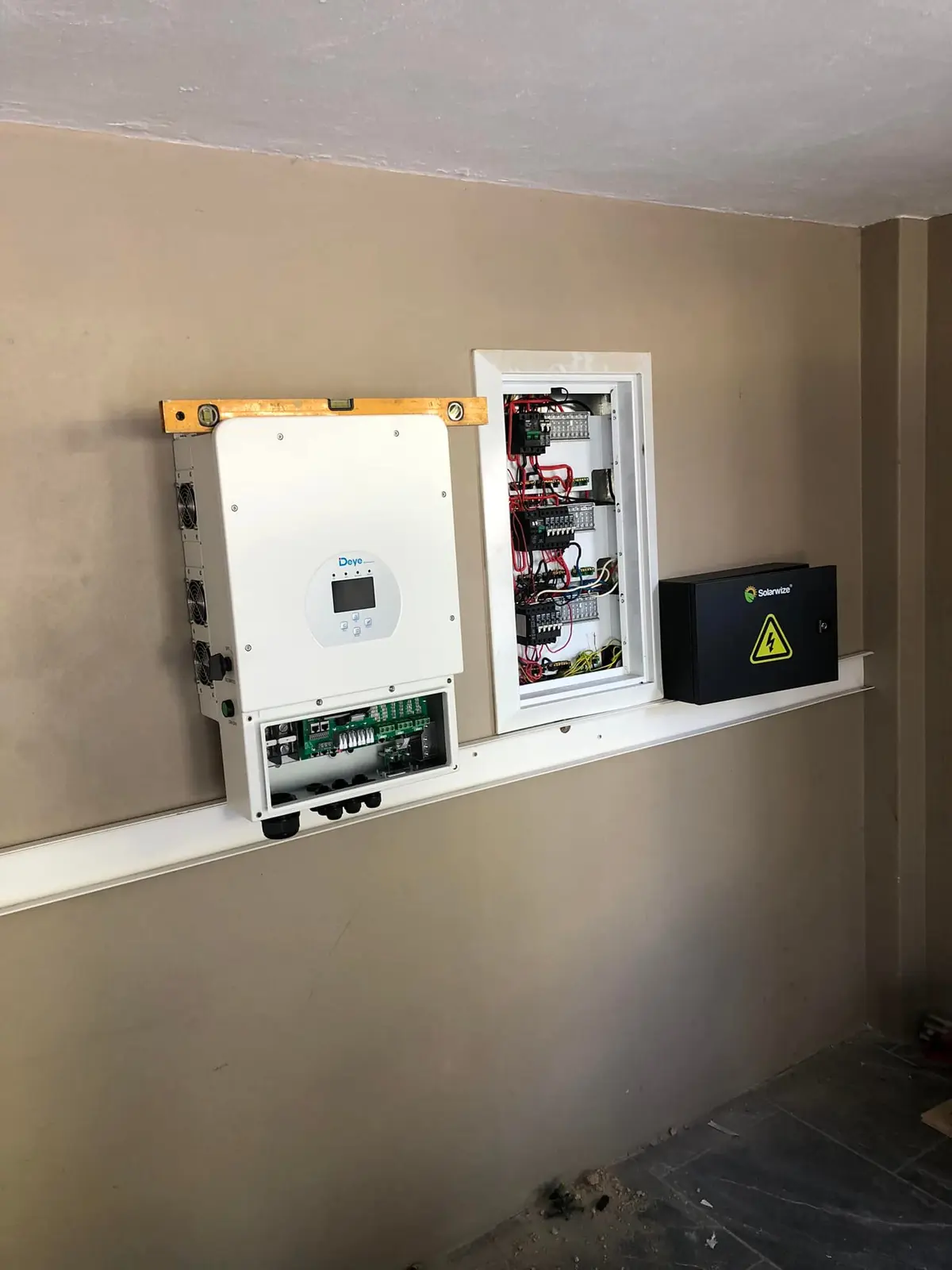 Inverter and electrical board installation
